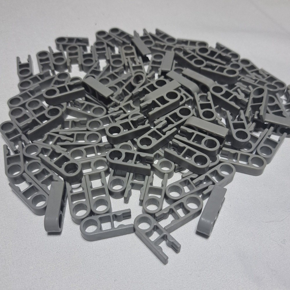 K'Nex Grey 1 Position Clip With Hole Connector Bulk Lot of 118 Replacement Parts